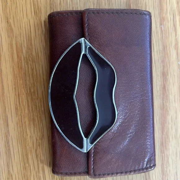 Yves Saint Laurent Dali Lip Leather key case by Tom Ford